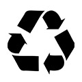 Recyclable packaging symbol