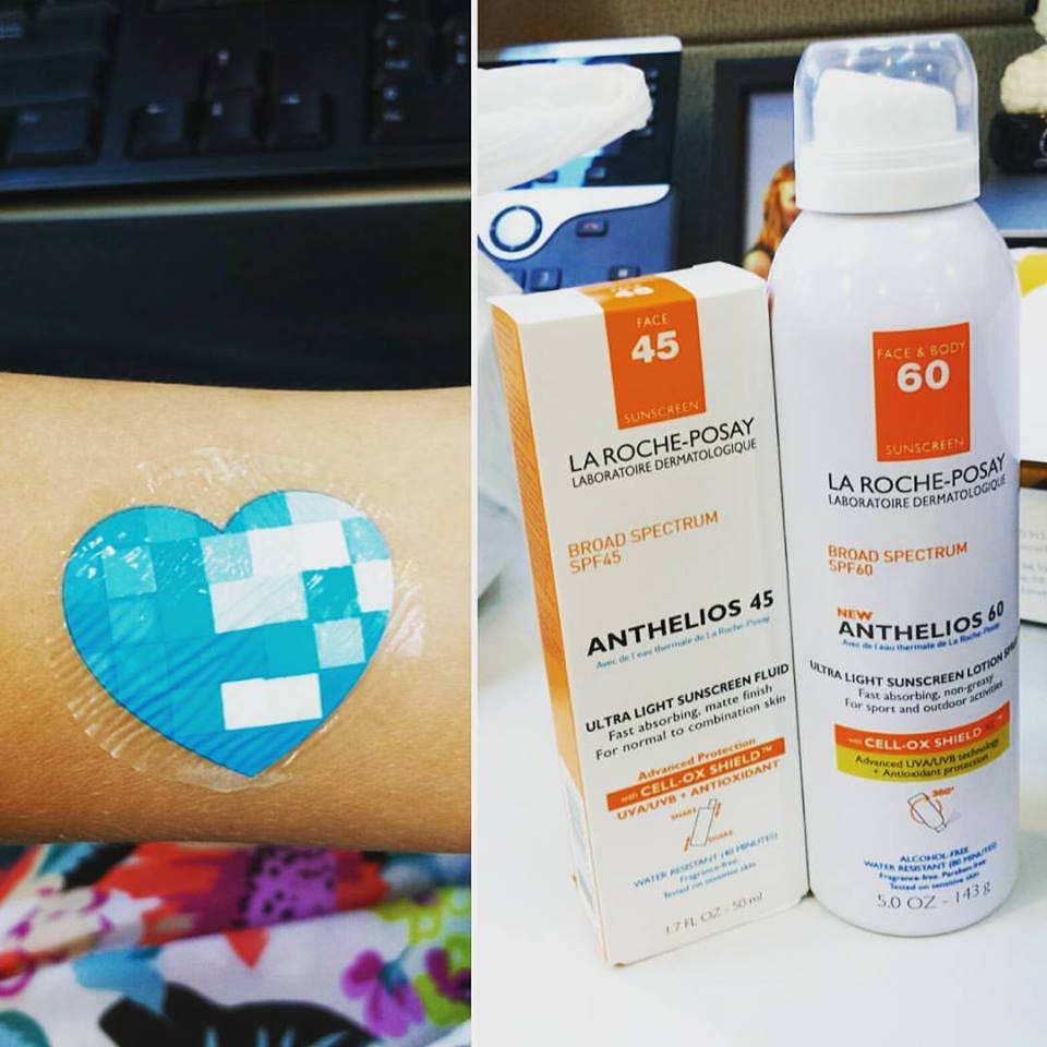 Kelsey begins her La Roche-Posay My UV Patch journey!