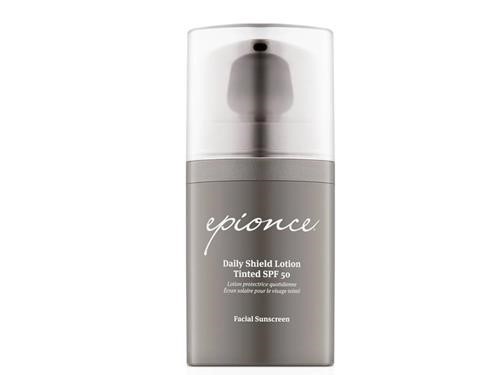 Epionce Daily Shield Lotion Tinted SPF 50 with sunscreen benefits
