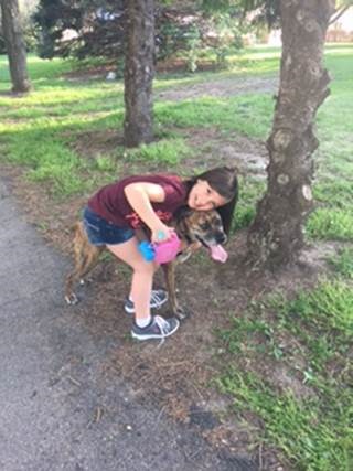 Taylor and Zoe at the park